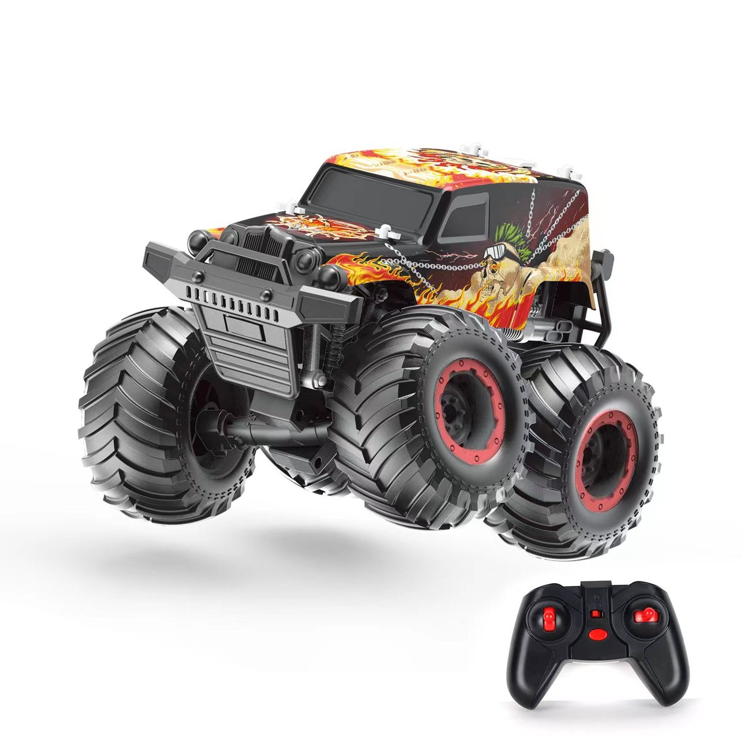 1/14 Rc Dancing Stunt Car 2.4Ghz Off Road Remote Control Standing Large Big Wheels 360 Rotating Monster Truck For Kid