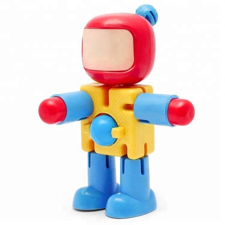 Manufacturer plastic toy for kids mini plastic toy humaniod robot toy plastic injection moulded