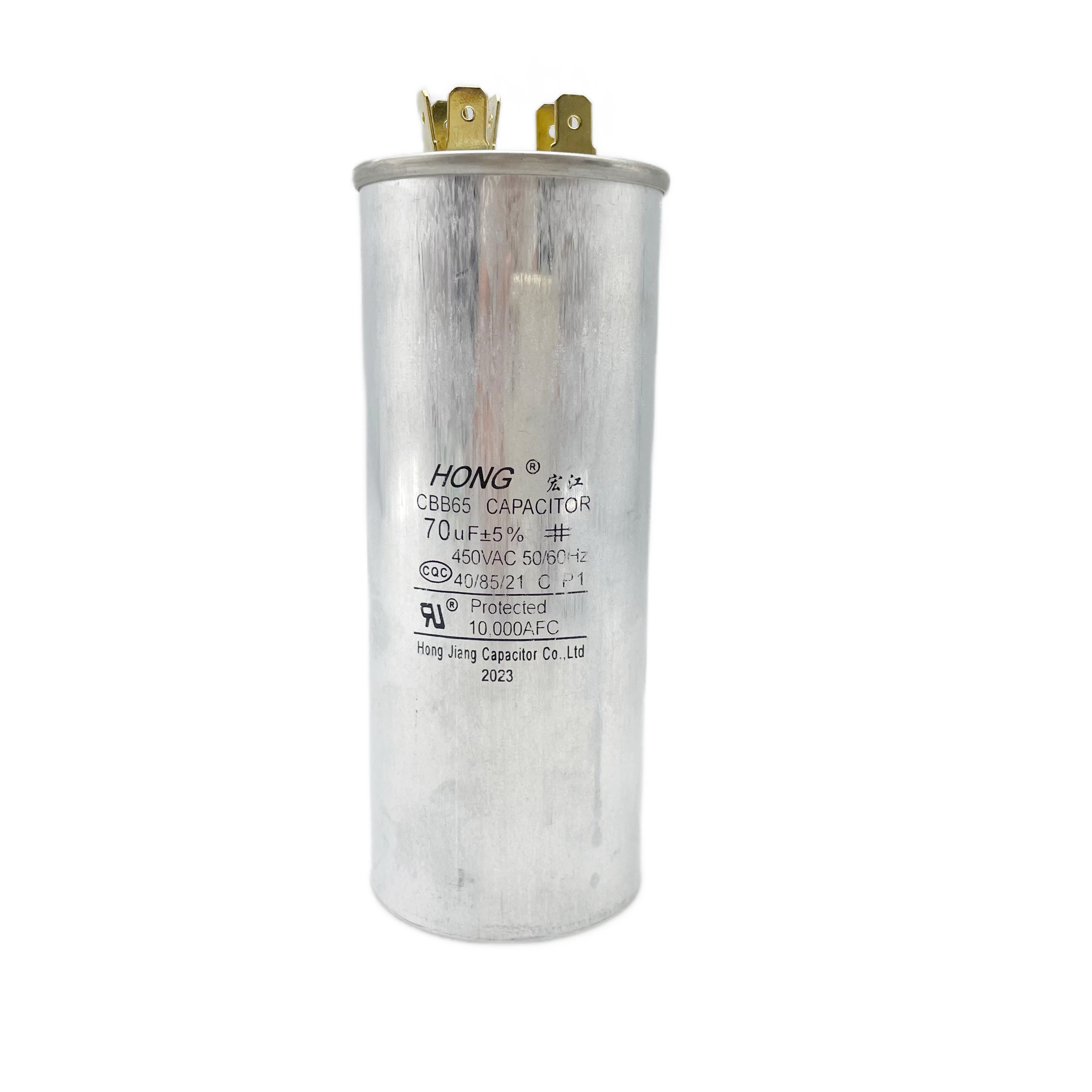 high quality 250v 450v 50Hz/60Hz air conditioner running capacitor cbb65 series 25uf 30uf 35uf 40uf 50uf 60uf 70uf