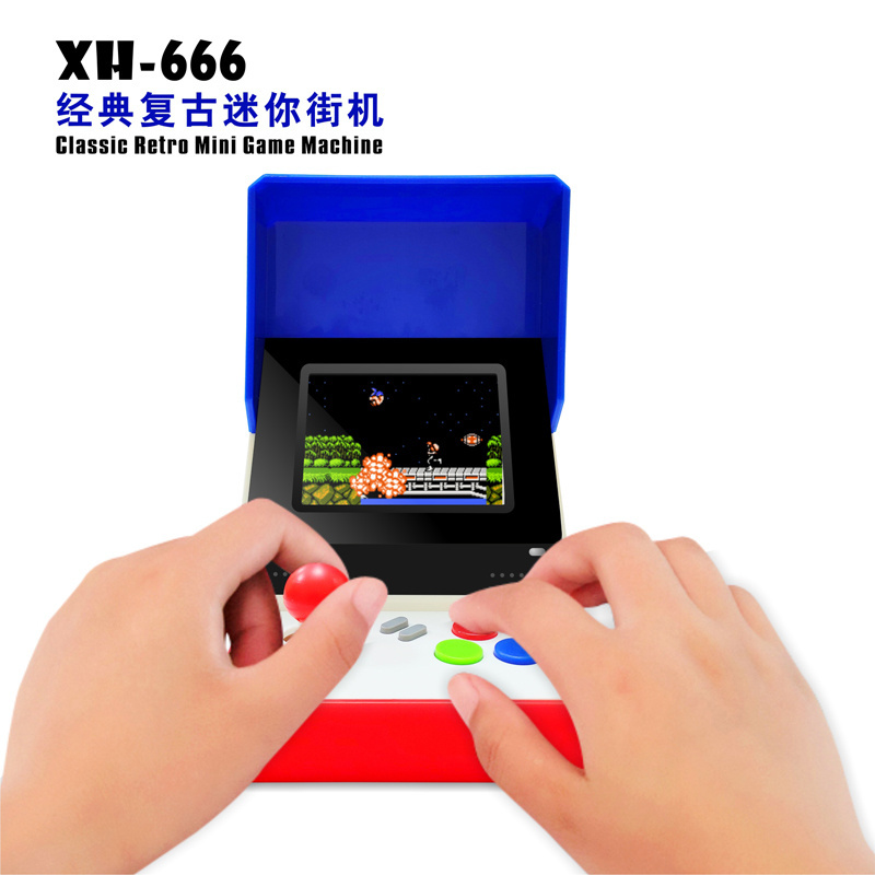 XH66 400in1 gameboy double players gamepad TV classic cartridge video game consoles party system 8 place