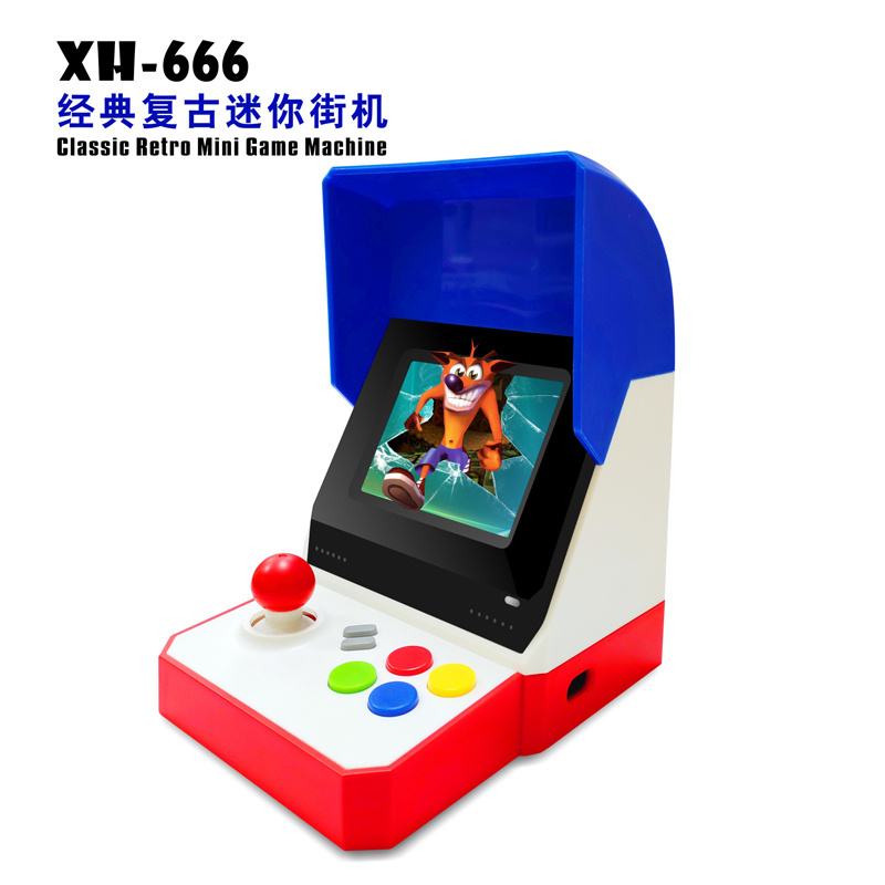 XH66 400in1 gameboy double players gamepad TV classic cartridge video game consoles party system 8 place