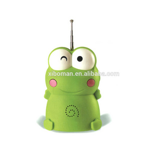 FM Auto Scan type Radio fm radio receiver with lasting antenna Frog radio with built-in speaker