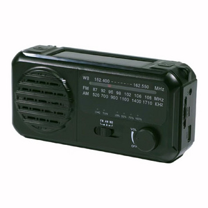 Wholesale multi function emergency radio with LED light and SOS Alarm Solar panel hand crank dynamo radio OE-2301