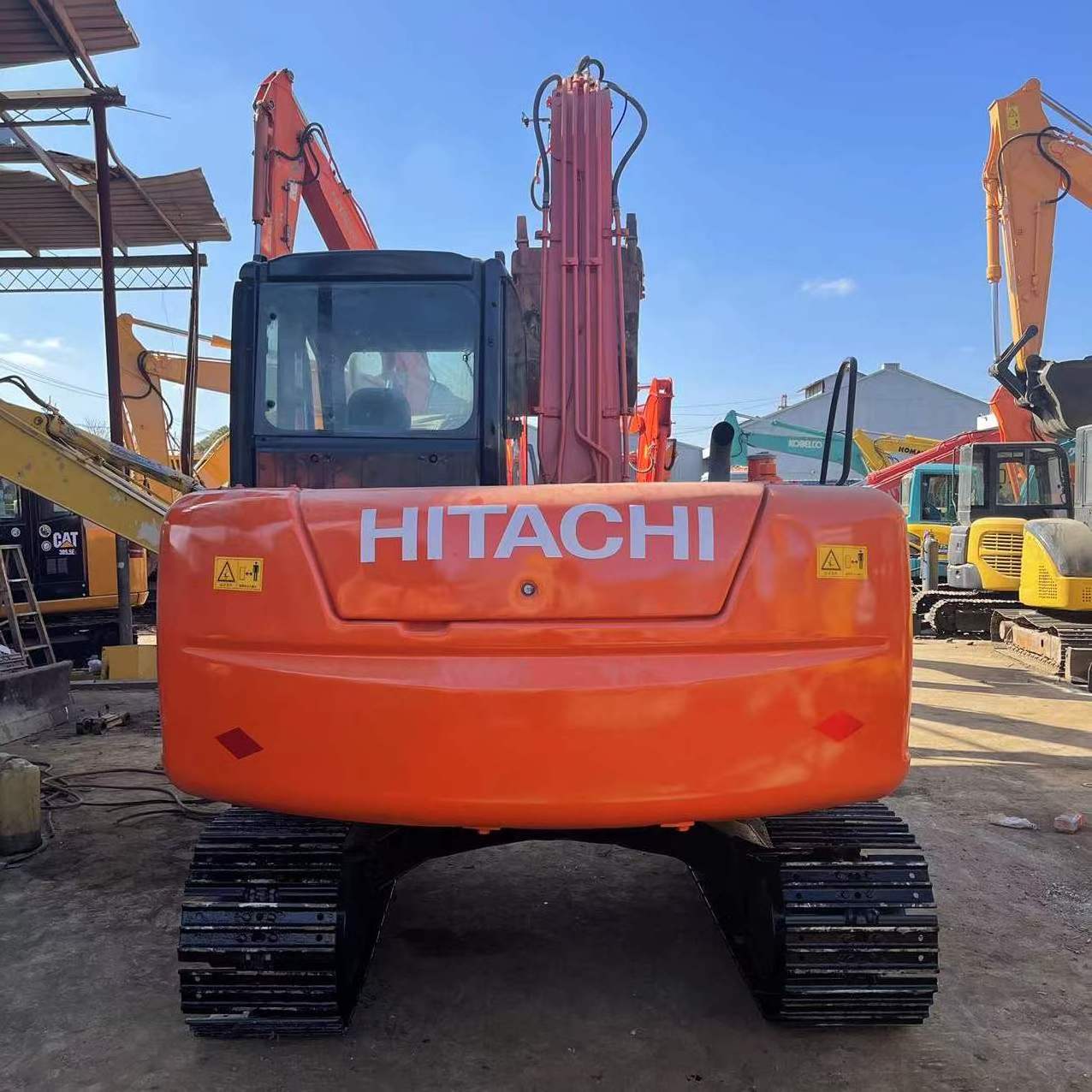 Good price high quality hitachi zx70 zx75 Used Excavator Nearly New Backhoe Loader for sale hitachi zx60