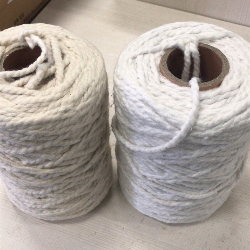 Factory Supplying Cotton Mop Yarn 0.5s/2ply white color Friction Spinning