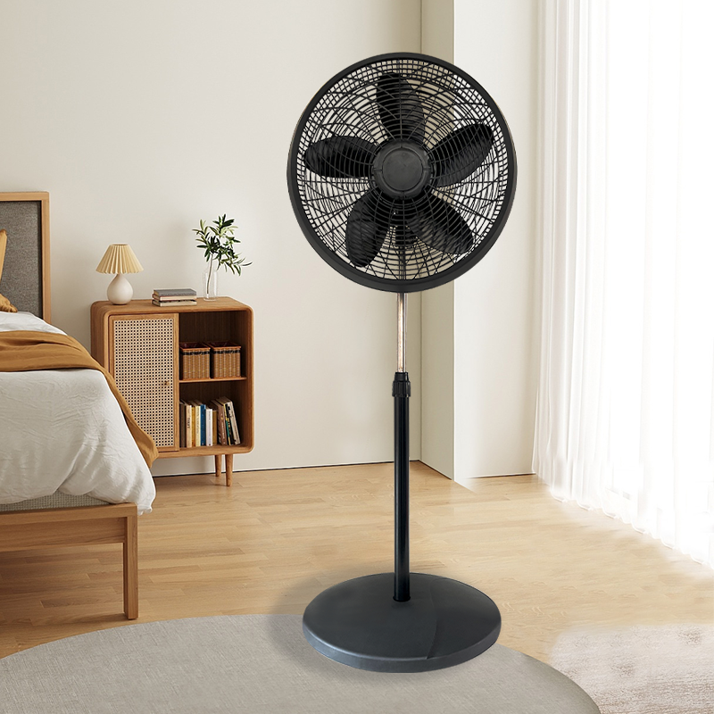 Customization Standing Fan 18 Inch Plastic Pedestal Black Oscillating Standing Fan