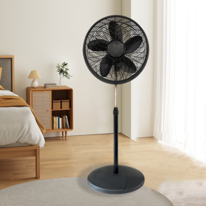 Customization Standing Fan 18 Inch Plastic Pedestal Black Oscillating Standing Fan