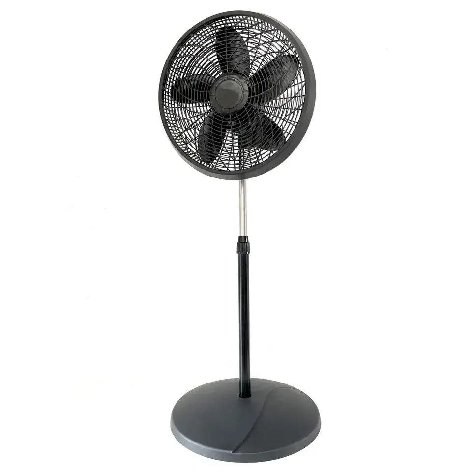 Customization Standing Fan 18 Inch Plastic Pedestal Black Oscillating Standing Fan