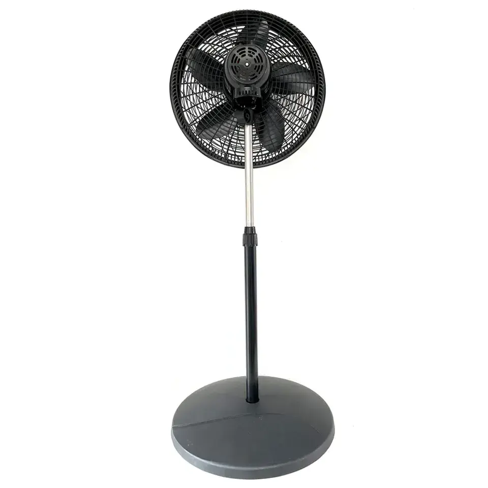 Customization Standing Fan 18 Inch Plastic Pedestal Black Oscillating Standing Fan