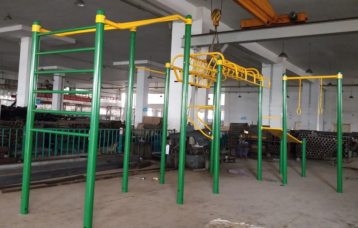 Gym monkey bar fitness equipment Park steel outdoor fitness equipment