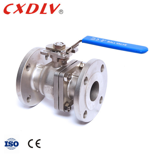 Class 150LB CF8 Stainless Steel Flanged Ball Valve 2 Inch Operating By Handle ANSI stainless steel ball valve