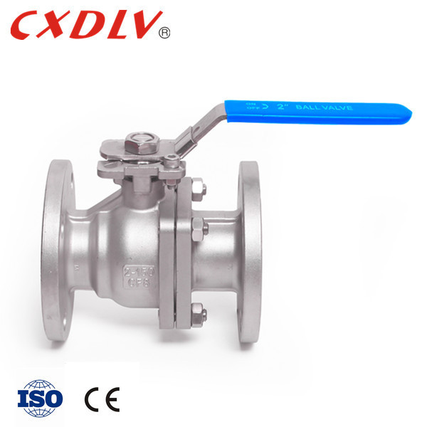 Class 150LB CF8 Stainless Steel Flanged Ball Valve 2 Inch Operating By Handle ANSI stainless steel ball valve