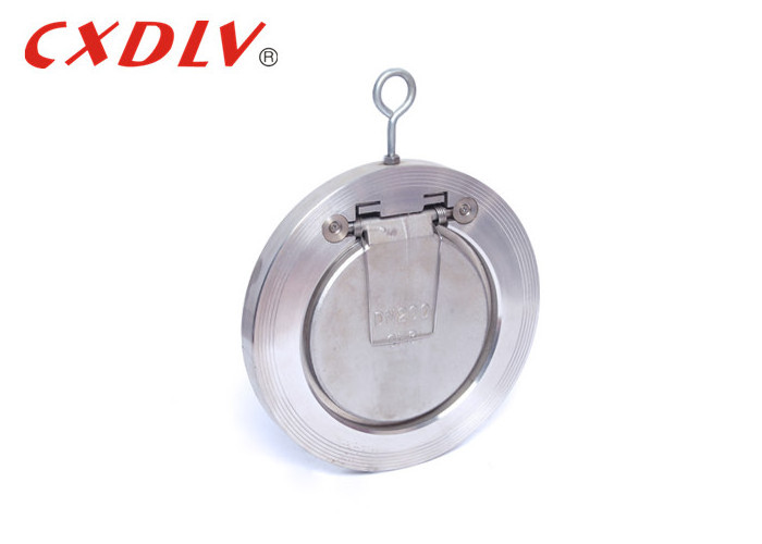 H74 Stainless Steel Wafer Single-disc Swing  Check Valve with Spring