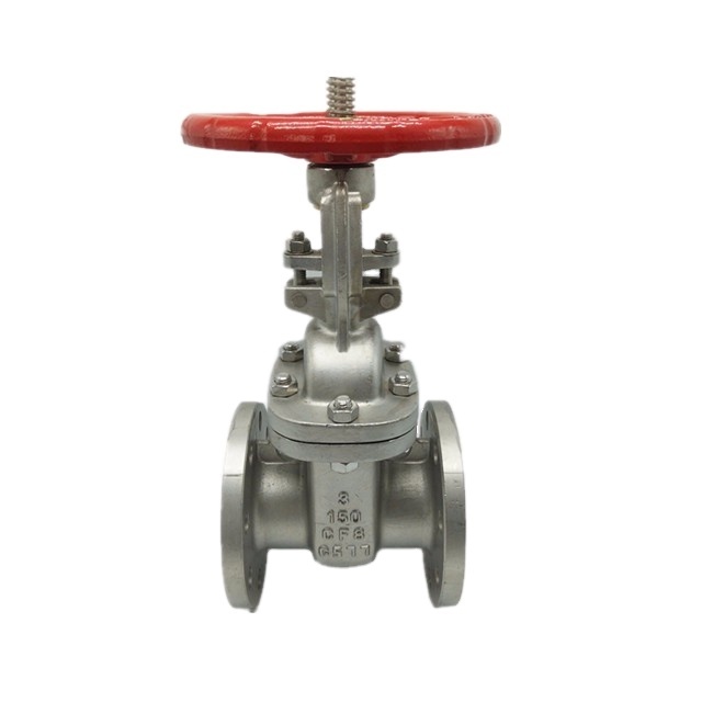 wenzhou factory High quality handle lever CF8/CF8Mcarbon steel flanged gate valve dn100