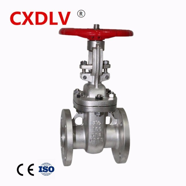 wenzhou factory High quality handle lever CF8/CF8Mcarbon steel flanged gate valve dn100