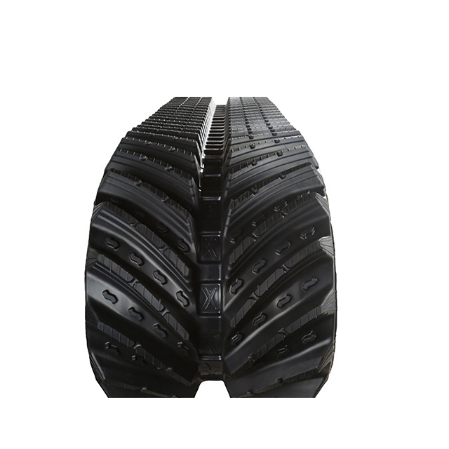 Harvester undercarriage rubber pad tire track tractor machine rubber crawler 450X90 500X90 550X90