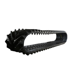 Harvester undercarriage rubber pad tire track tractor machine rubber crawler 450X90 500X90 550X90