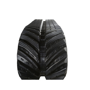 Harvester track bulldozer rubber track 400X90 450X90 500X90 agricultural machine rubber crawler chain tire shoe