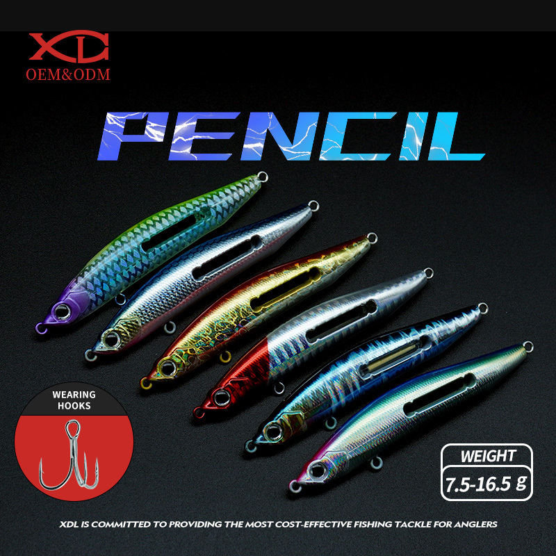 Sinking Pencil Fishing Lure 7.5 g 12 g 16.5 g Stickbait Wobbler Saltwater Fishing Lures Sea GT Tuna Bait Big Game