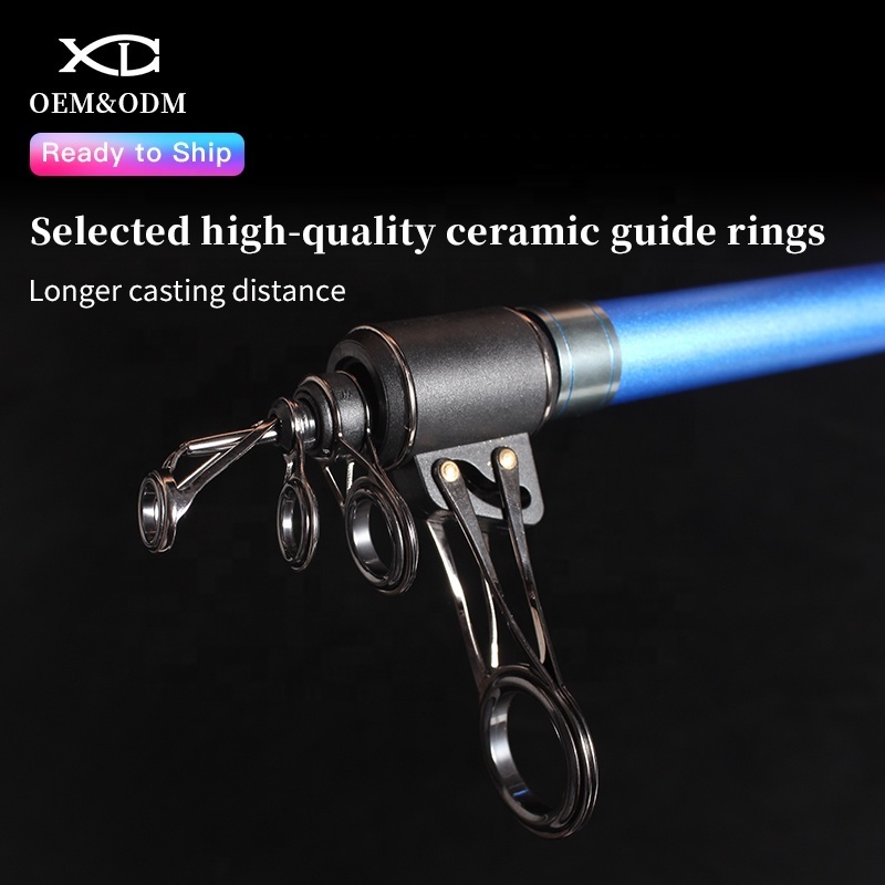 XDL Hot Selling 3.6M-4.5M 30+24T 4/5 Section surf  sea fishing pole surf custom lure rod custom fishing rod