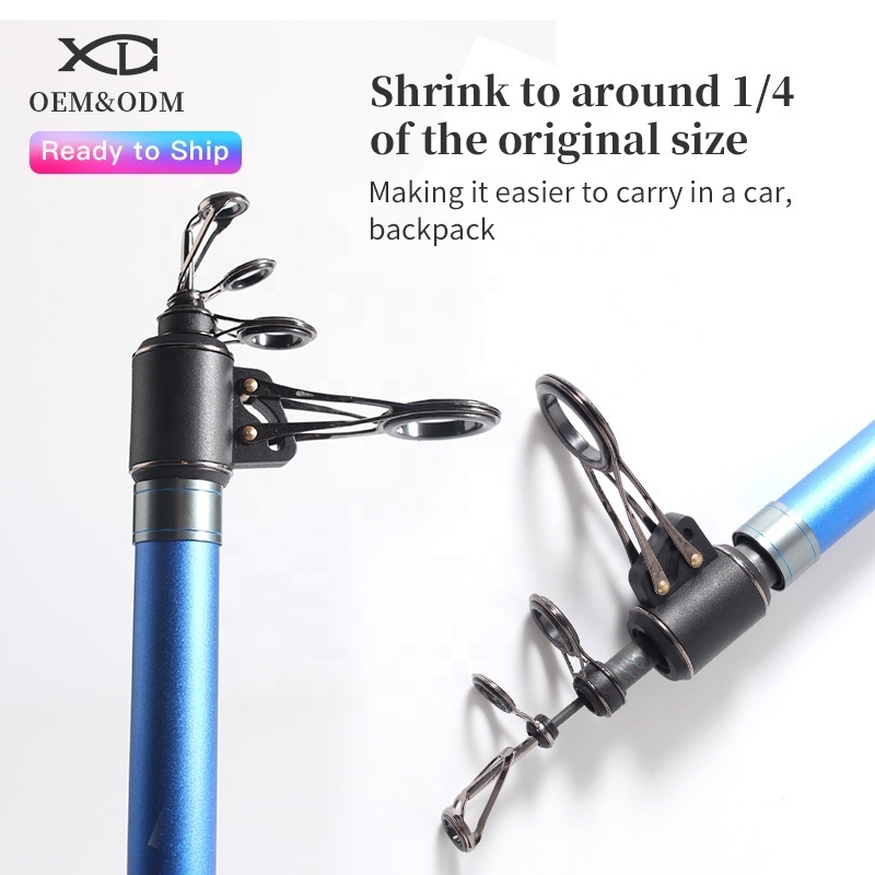 XDL Hot Selling 3.6M-4.5M 30+24T 4/5 Section surf  sea fishing pole surf custom lure rod custom fishing rod