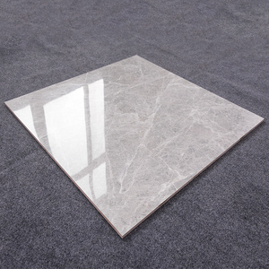 60x60cm Marble Look Full Body Polished Glazed Porcelain Bathroom Floor ceramic mirror tiles slab tile for dinning room