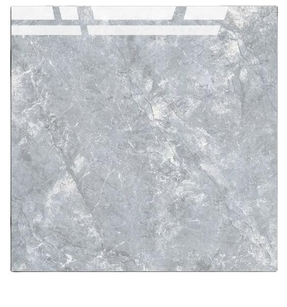 light gery Home decor glossy non slip crystal polished porcelain glazed kajaria floor ceramic tile 60x60