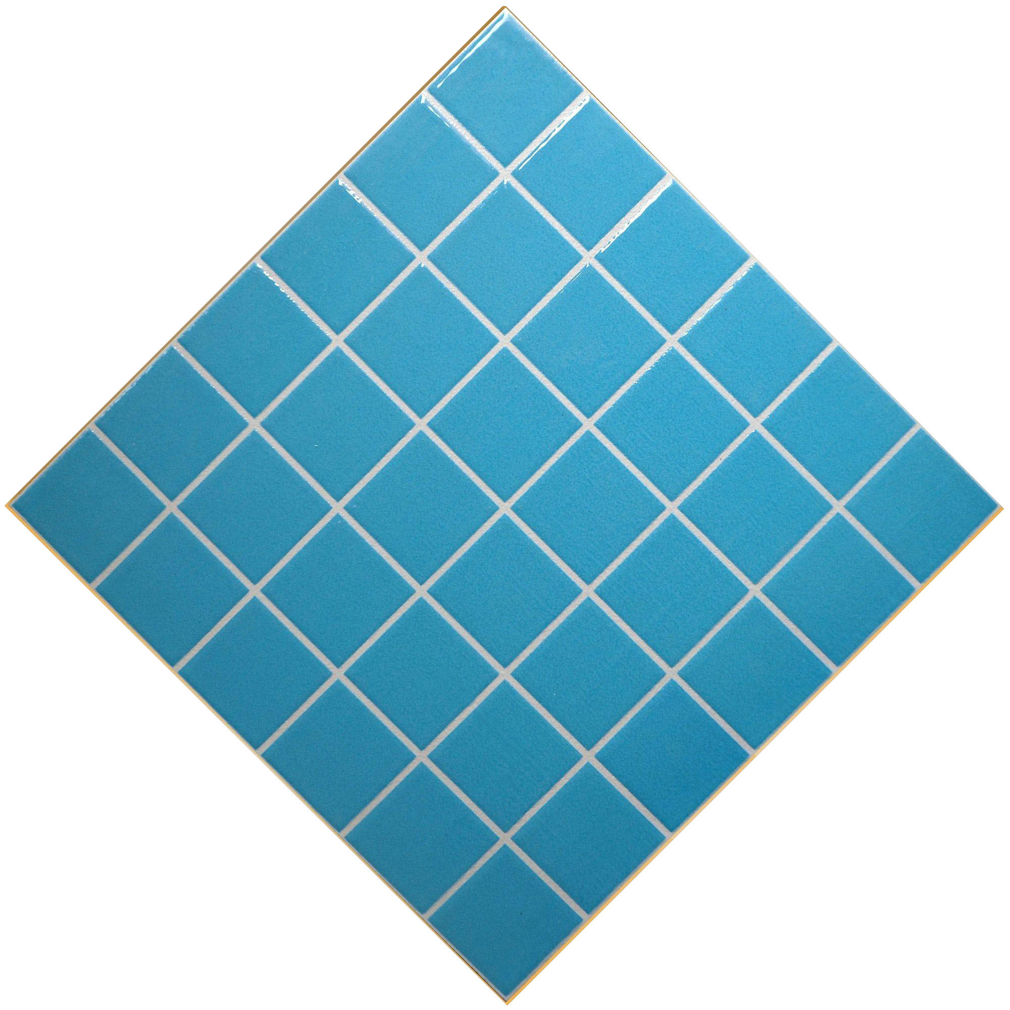 6mm Glazed Porcelain Mosaic Ceramic Tile For Swimming Pool