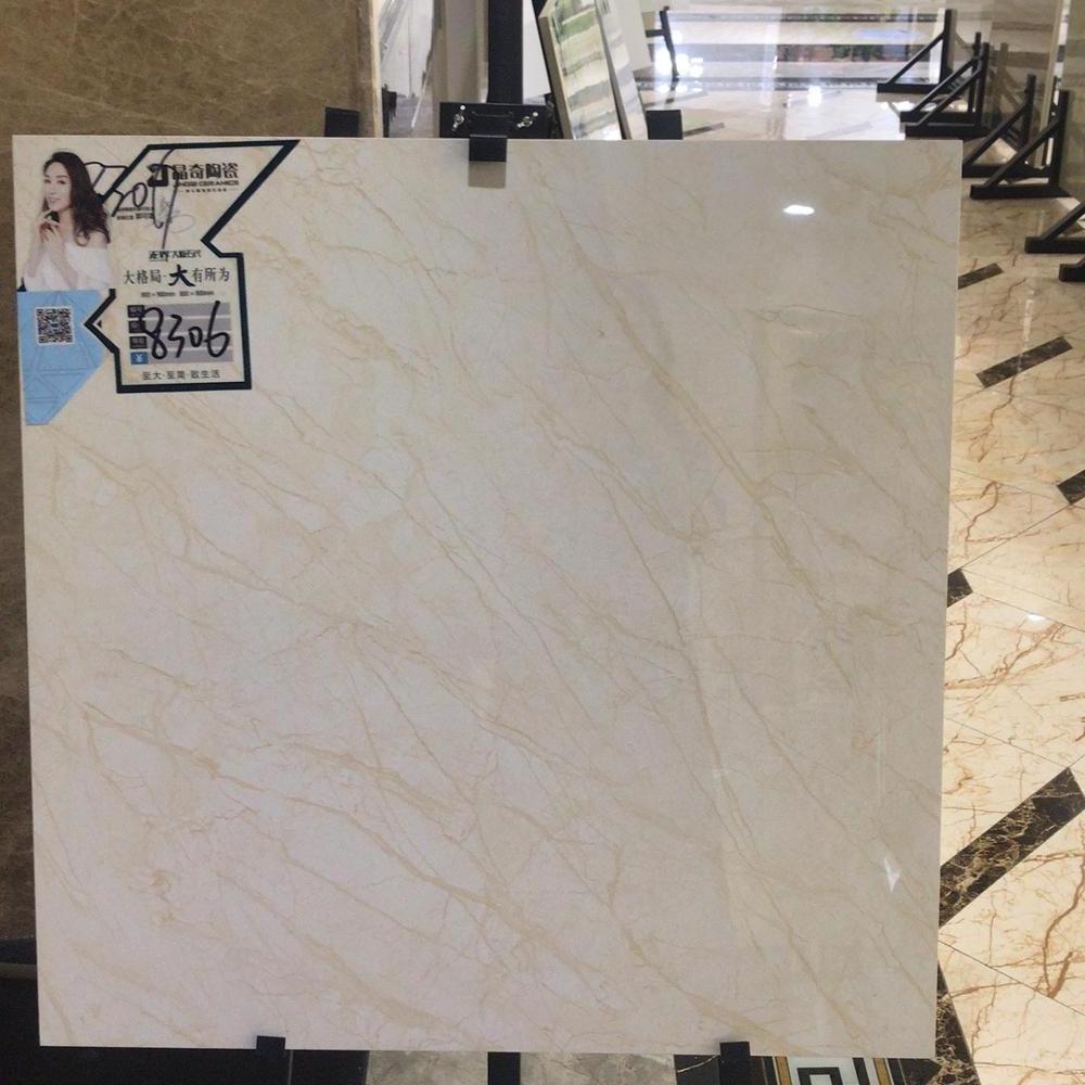 Factory promotion products glazed porcelain high glossy flooring tile for living room 600x600/800x800mm