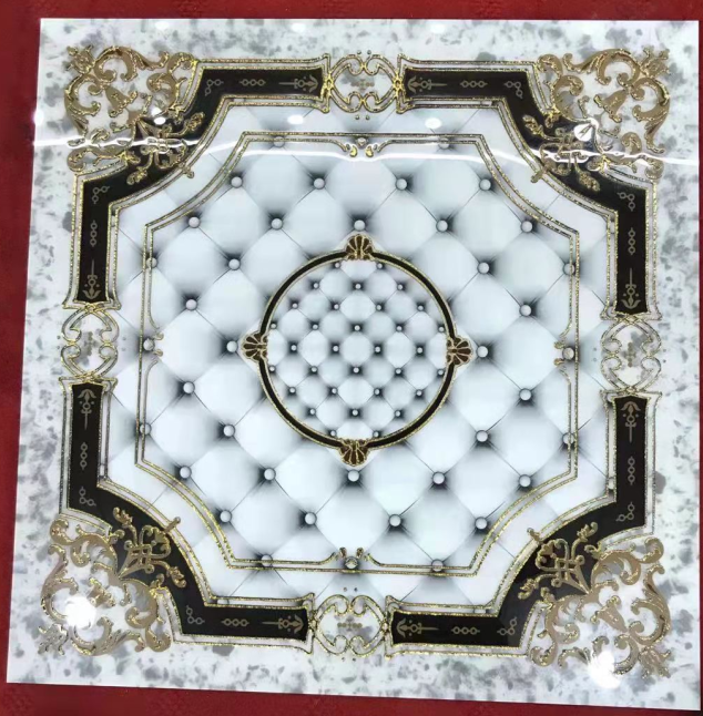 1200X1200mm Customized beautiful flower parquet medallion tile luxury lobby hotel floor design waterjet marble medallion 4 in 1