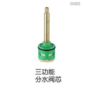 brass fast open valve core double handle water tap cartridge