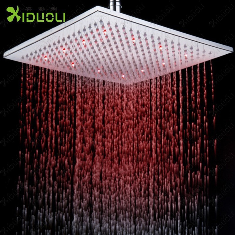 lighted shower heads shower head led three Color Shower Head with Color Changing LED Light