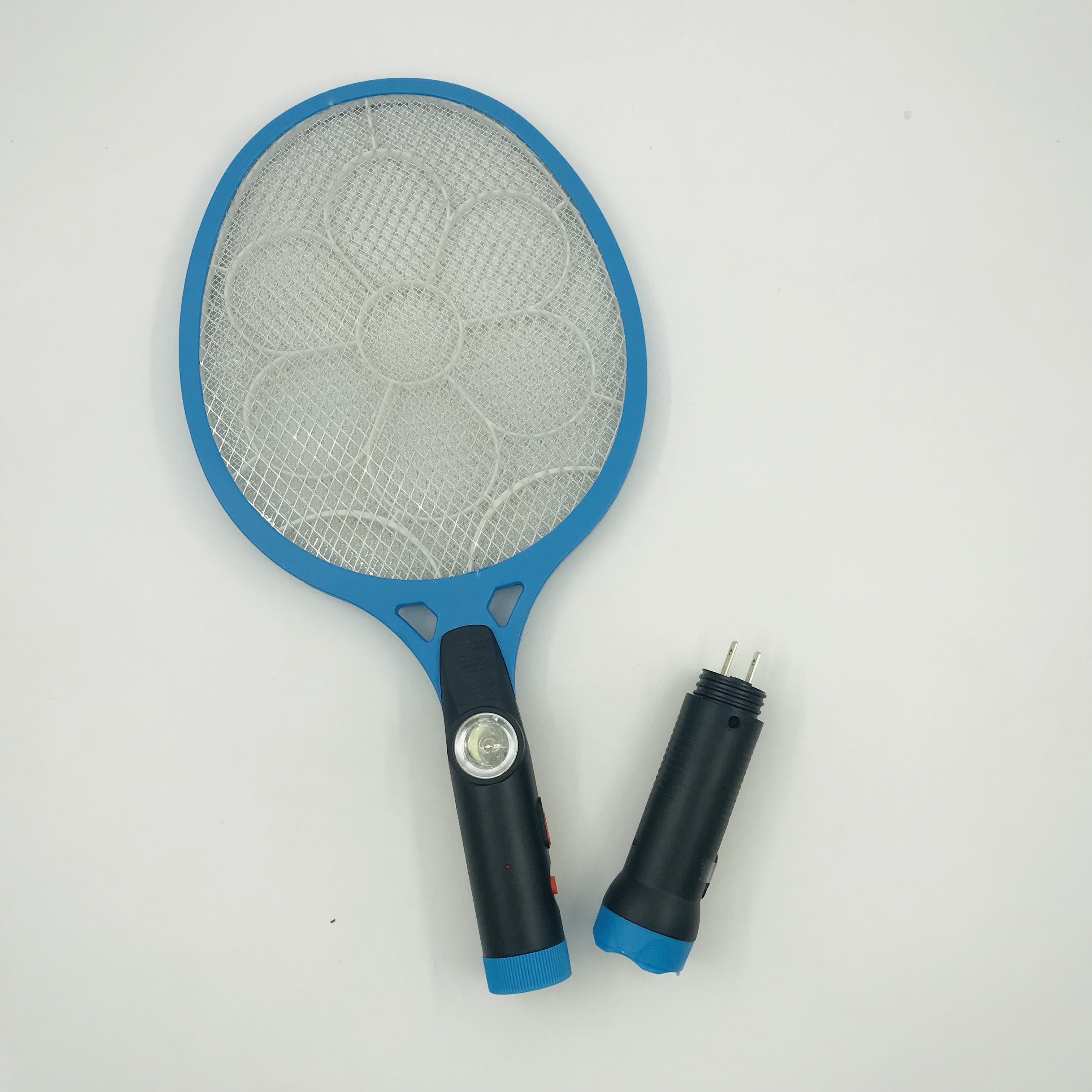 Customize with LED Light Electric Fly Swatter Insect Catcher Mosquito Killer Rechargeable with torch led light