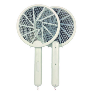 2023 foldable mosquito racket with uv light rechargeable mosquito swatter insect control bat with  lithium battery