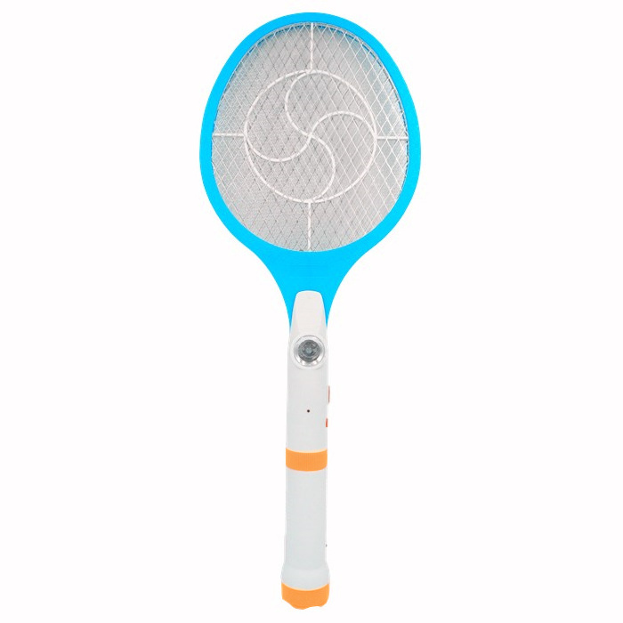 rechargeable mosquito fly catcher with separable LED  torch swatter