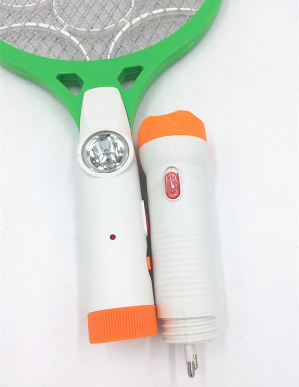 Hot product rechargeable Mosquito Racket Household with 5*LED torch electrical swatter