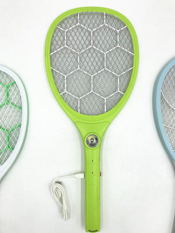 Lithium battery 1200MA USB rechargeable insect electric mosquito bat zapper with LED light