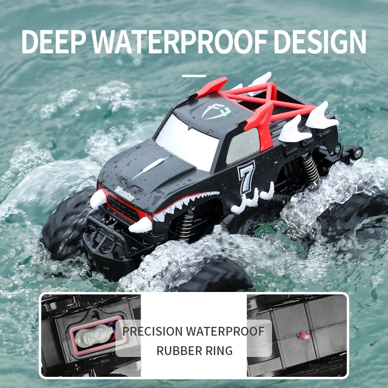 1:16 Pick-up Toys RC Car Truck Toys Remote Control Cars Body Waterproofing Suitable for All Terrain 4WD Off-Road Car Gift