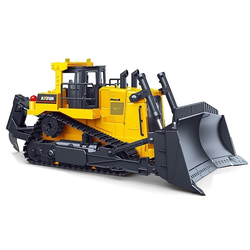 Huina 1554 RC Truck Bulldozer Car 1:16/24 Remote Control ElectricTractor RC Heavy Equipment Radio Controlled Engineering Vehicle