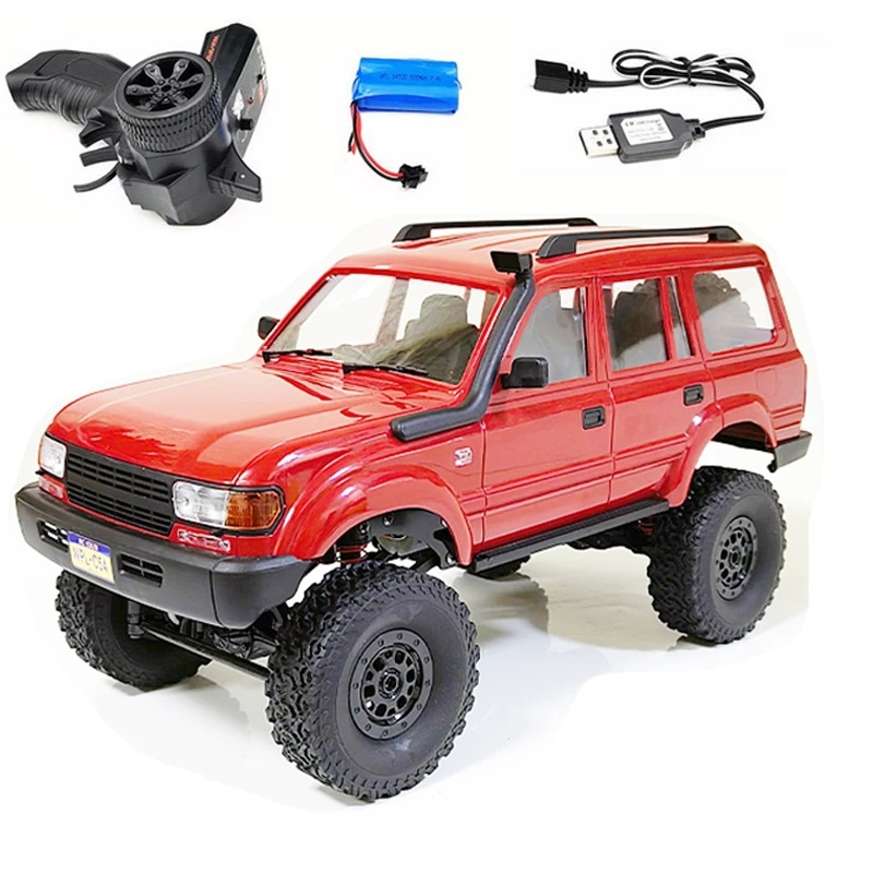 WPL C54 RC Car 1:16 4WD 2.4G Radio Control Off-Road WPL Full Scale Electric Buggy Moving Machine RC Cars Kids Toys Gift