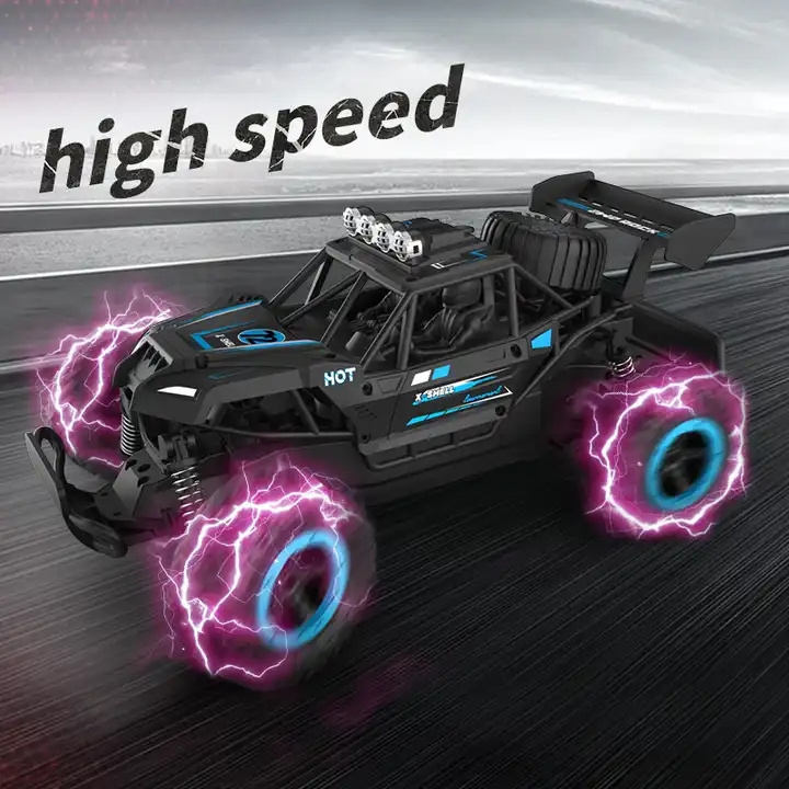 Jjrc Q102 Rc Car 2.4Ghz Full Scale 4Wd Rc Truck 25Km/H High Speed Big Feet Car Off Road Waterproof Monster Remote Control Car