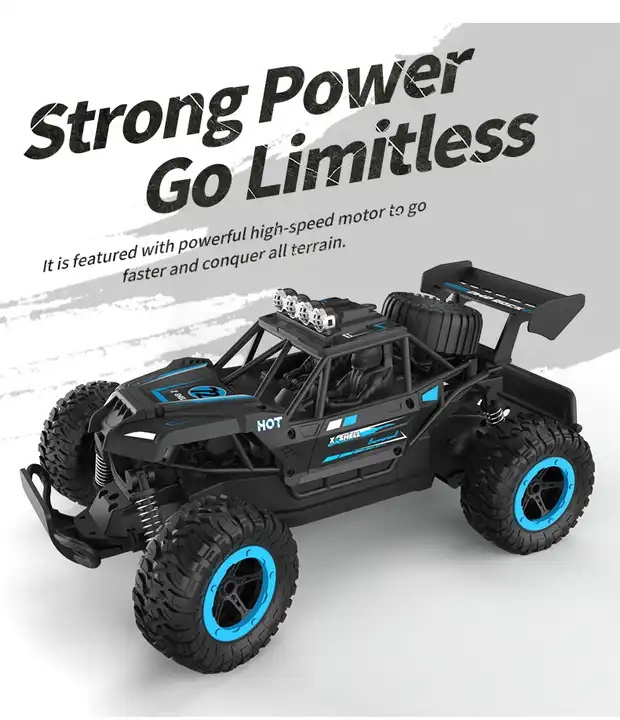 Jjrc Q102 Rc Car 2.4Ghz Full Scale 4Wd Rc Truck 25Km/H High Speed Big Feet Car Off Road Waterproof Monster Remote Control Car