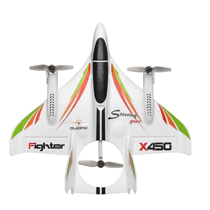 Rc Airplane Brushless Motor 6Ch Helicopter Air Plane Rc Glider With Led X450