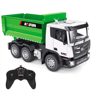 HUINA 1556 1/18 RC Truck Remote Controlled Car Dumper Tractor 6CH Engineering Vehicle Excavator Model Toys For Boys Kids Gifts