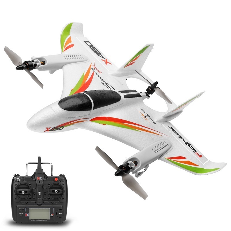 Rc Airplane Brushless Motor 6Ch Helicopter Air Plane Rc Glider With Led X450