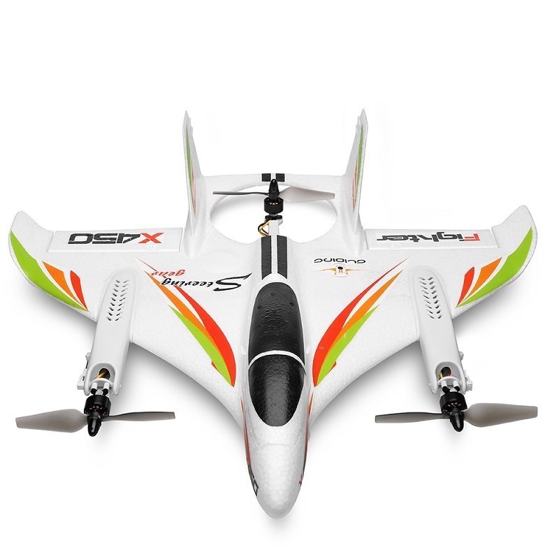 Rc Airplane Brushless Motor 6Ch Helicopter Air Plane Rc Glider With Led X450