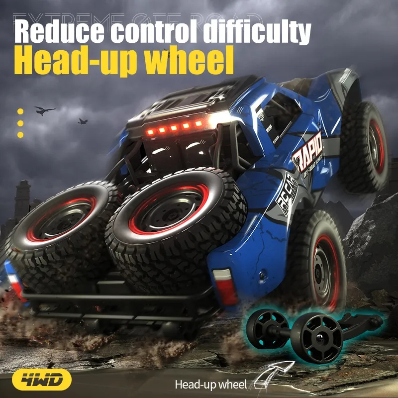 JJRC Q130 Rc Car 48Km/h Full Scale High Speed Car All Terrain Off-Road Crawler Remote Control Car Professional Racing Vehicle