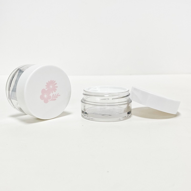 Cosmetic Sample Container Eye Cream Facial Serum 10 15 20 30 50 ml Portable Small Pot Plastic Jars with Lids