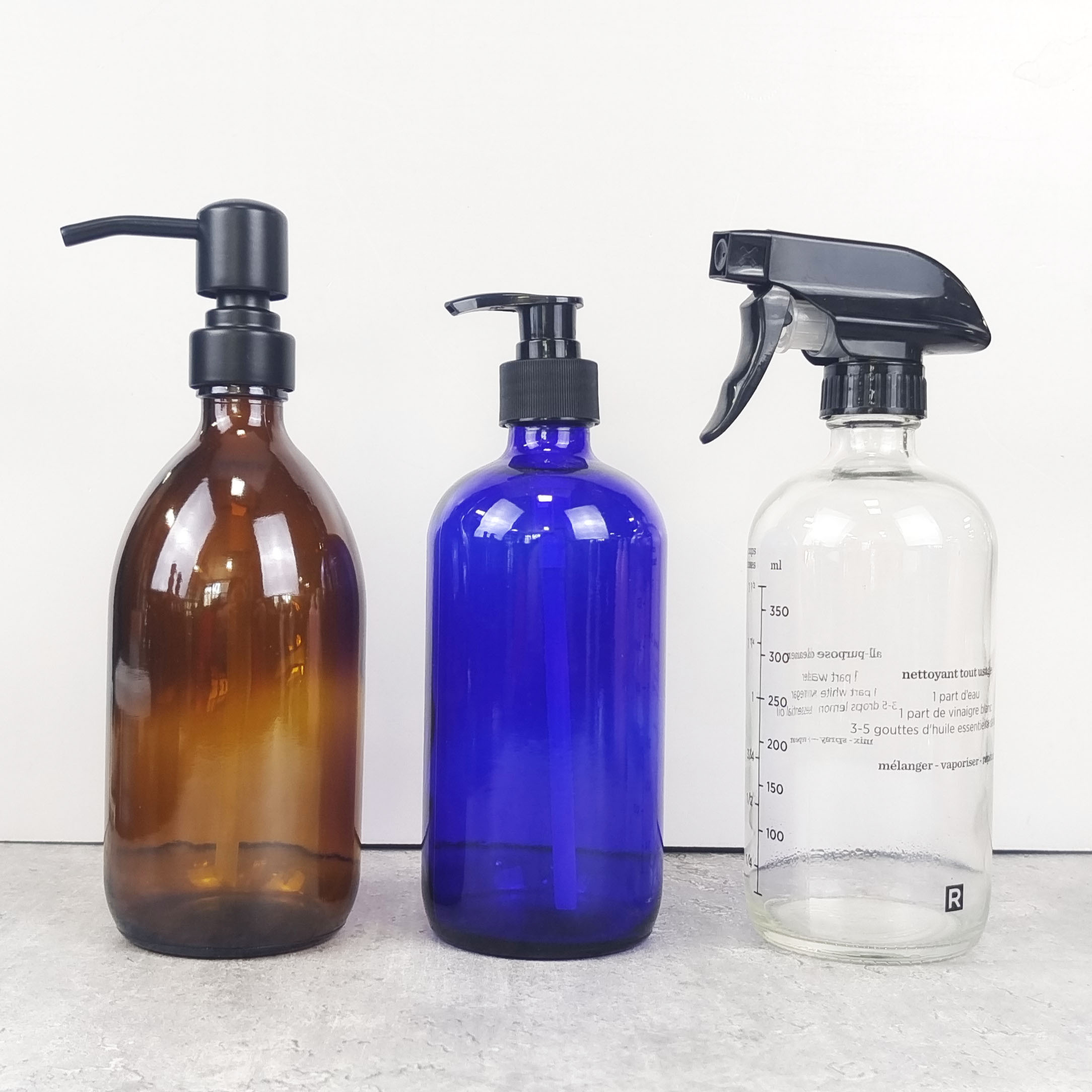 Factory Price 500ml Reusable 304 Stainless Steel Pump Glass Lotion Bottle Soap Dispenser Glass Lotion Bottle With Pump