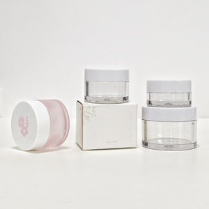 Cosmetic Sample Container Eye Cream Facial Serum 10 15 20 30 50 ml Portable Small Pot Plastic Jars with Lids